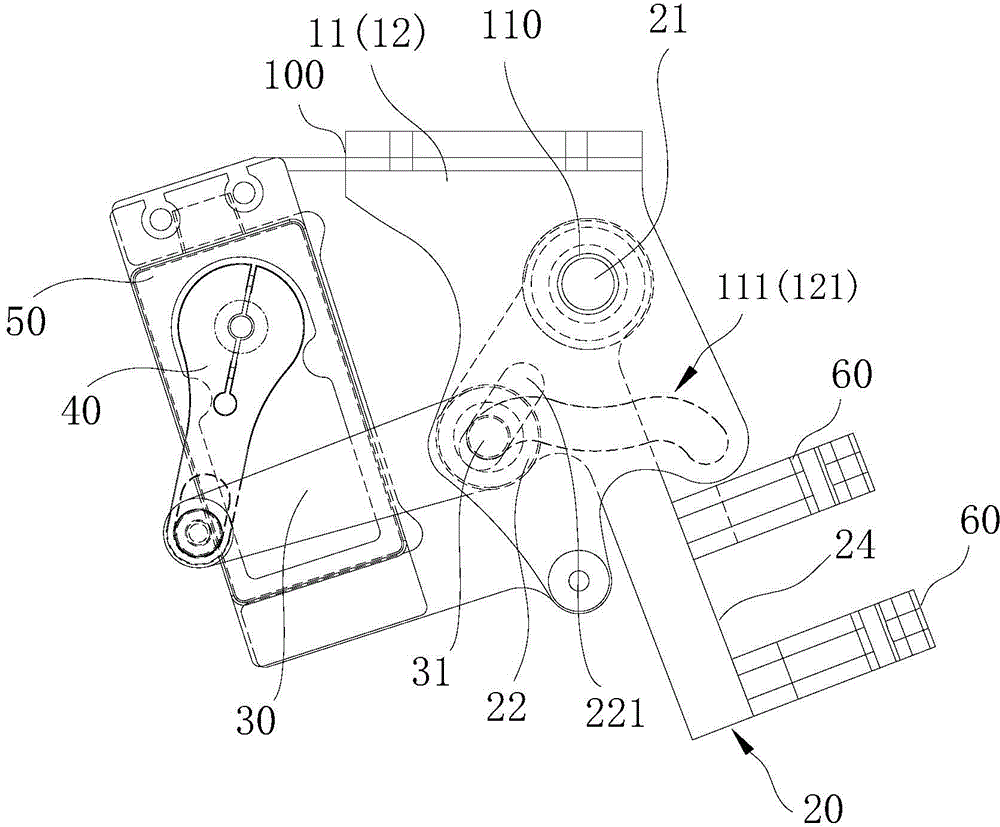 Aircraft undercarriage driving device, aircraft undercarriage and aircraft