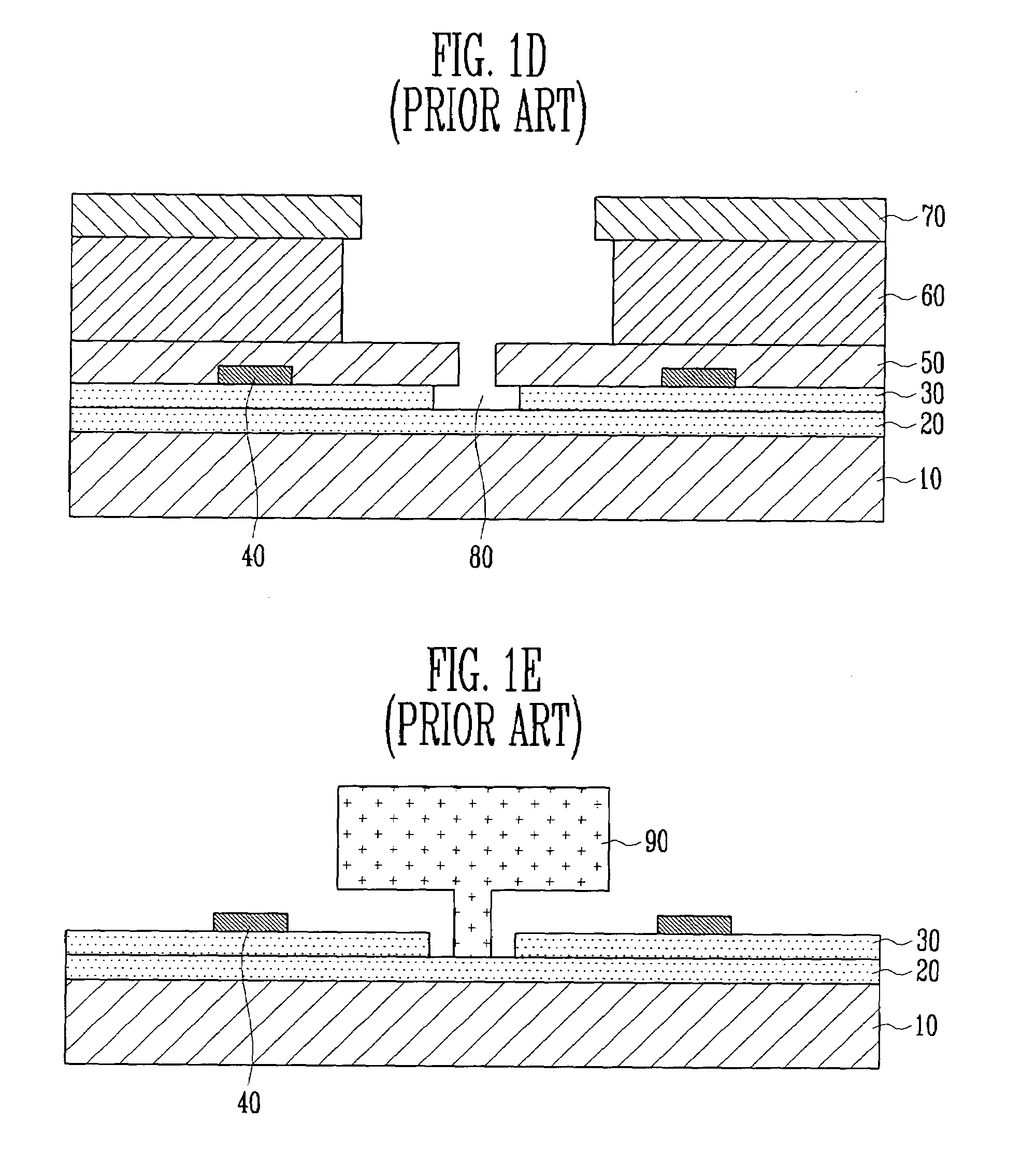 Method of forming T- or gamma-shaped electrode