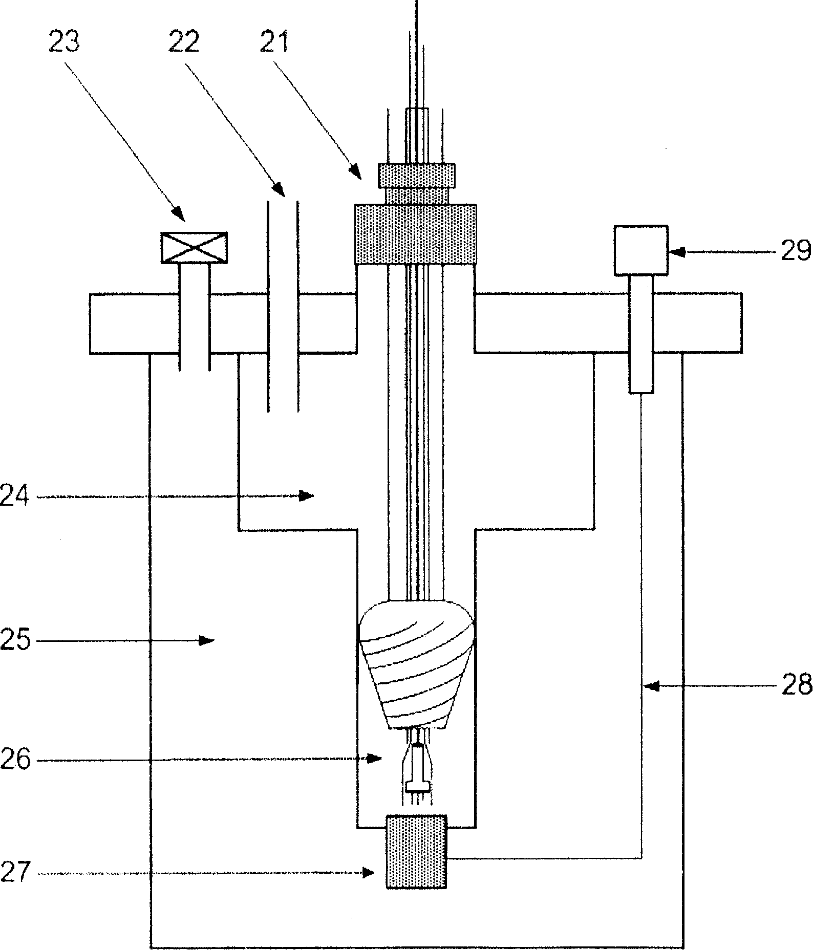 Structure of single photon detecting element