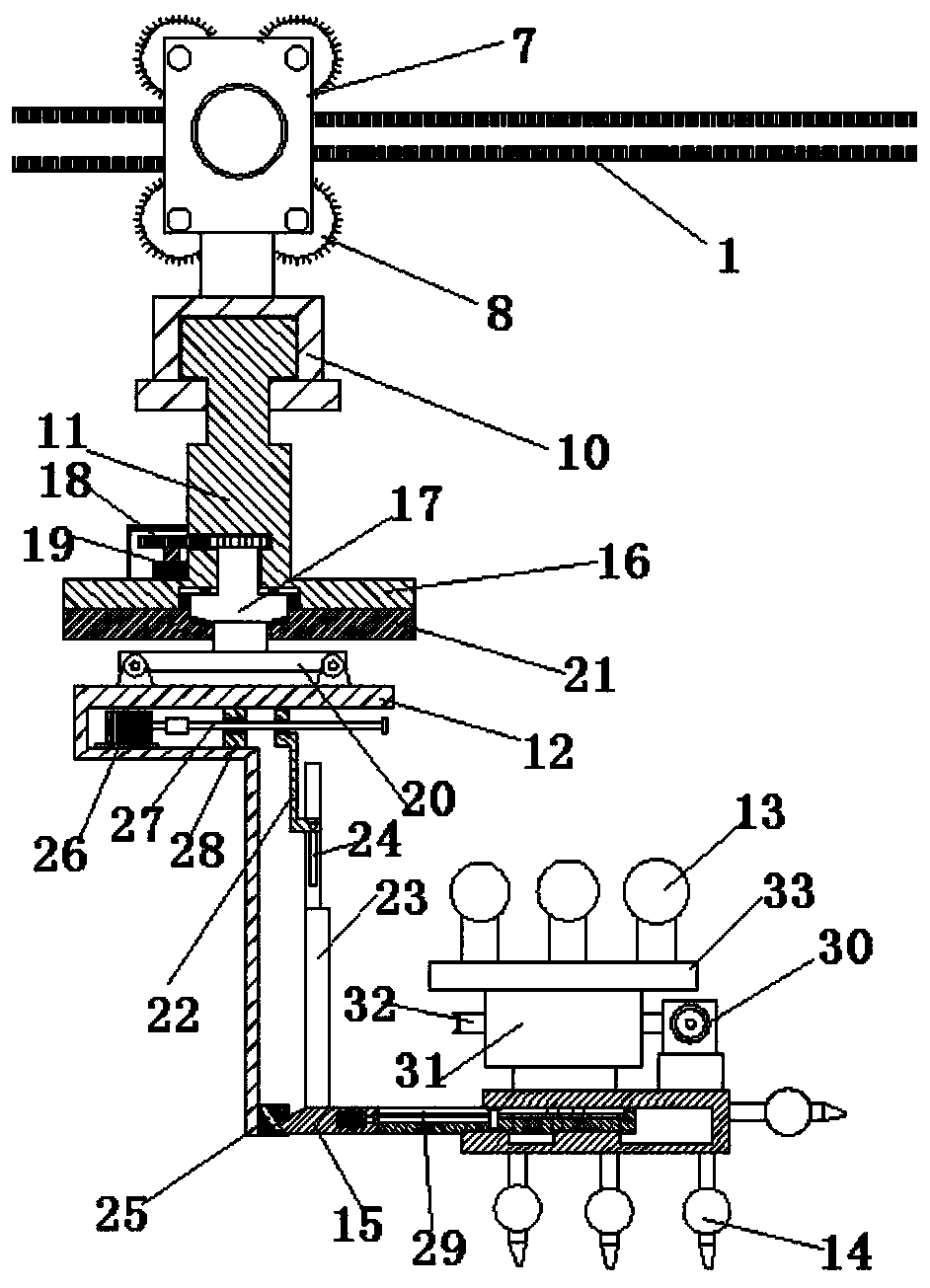 Coal mine fire emergency rescue device