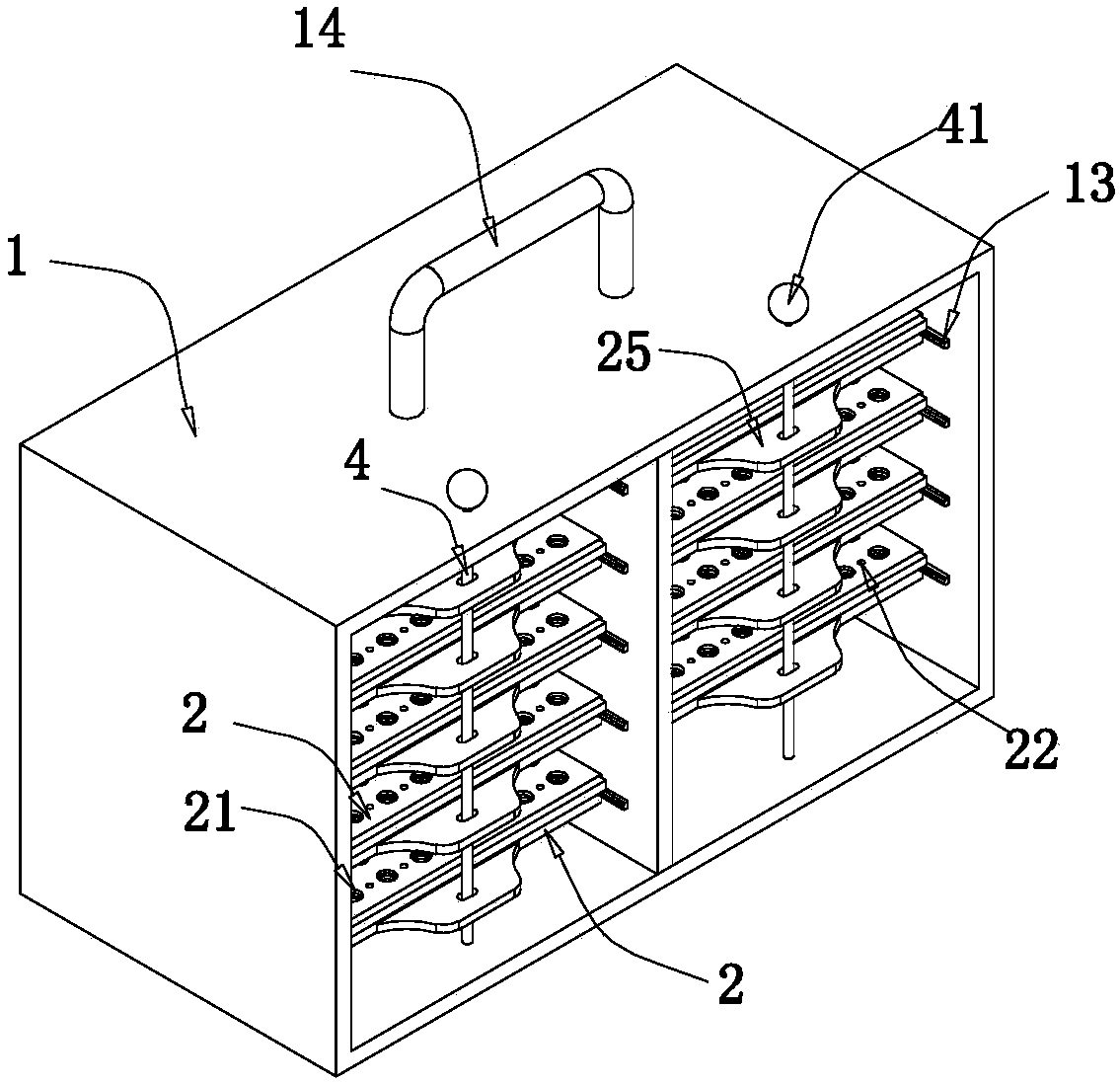 Simple and convenient rice seed soaking and seeding device and use method thereof