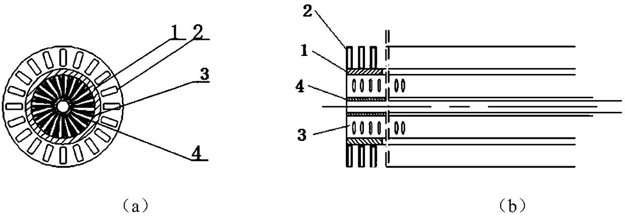 Compact type gas-gas heat exchange tube and manufacturing and use methods thereof