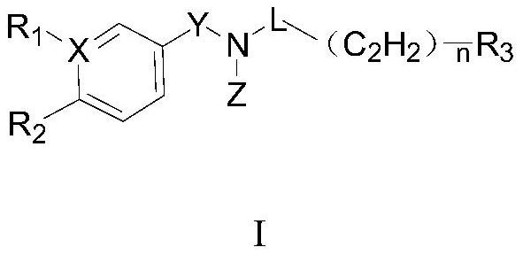 Aryl pentadiene amide aldehyde dehydrogenase inhibitor, and synthesis method and application thereof