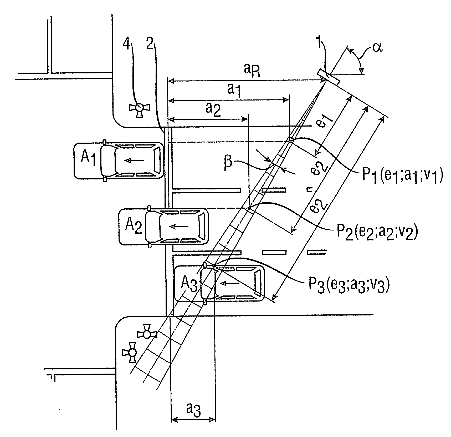 Method for Detecting and Documenting Traffic Violations at a Traffic Light