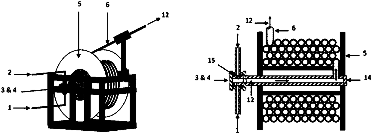 Oxidant mixed injection system and an operation method for underground coal gasification