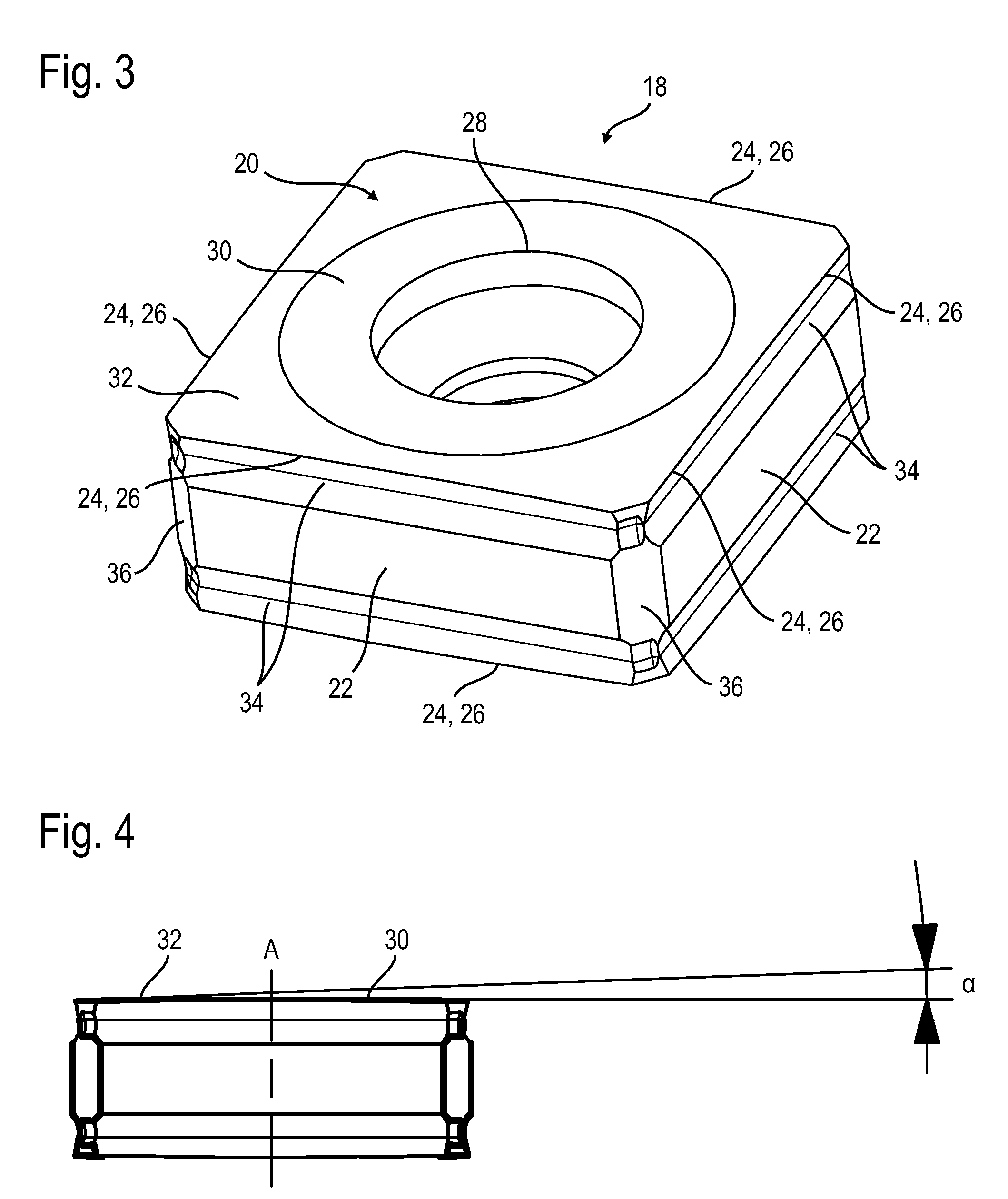 Cutting insert for tooth cutters