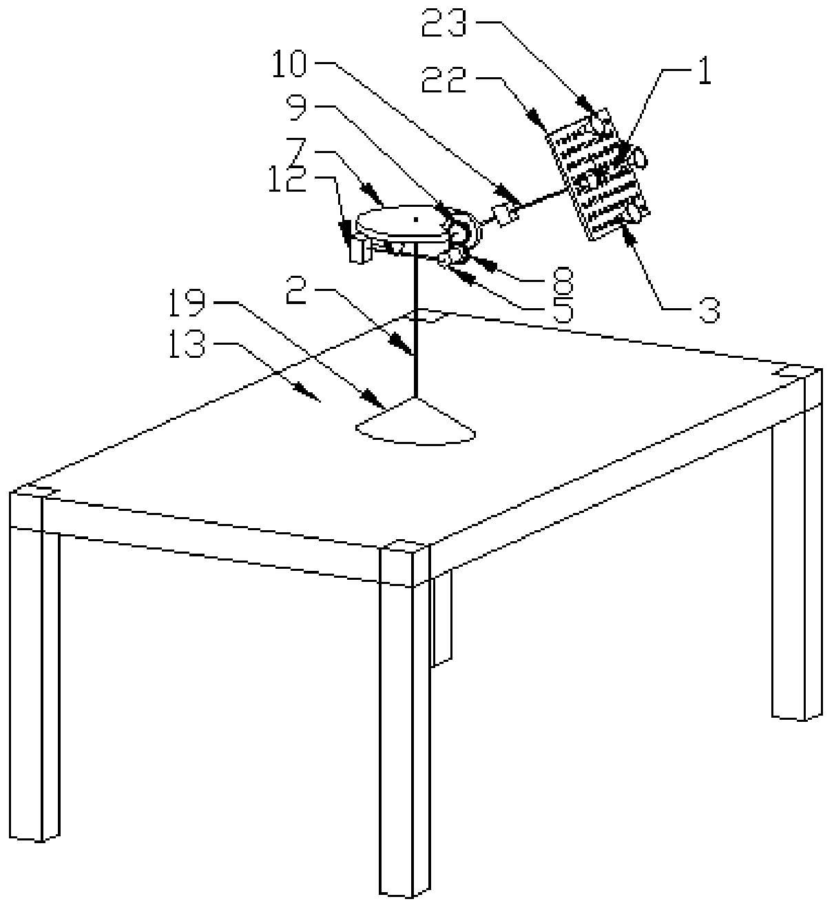 Microphone controlled by single chip microcomputer to automatically move with sound source