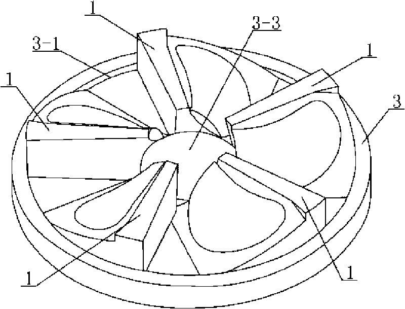 Integrally forming mould of composite propeller and manufacture method thereof