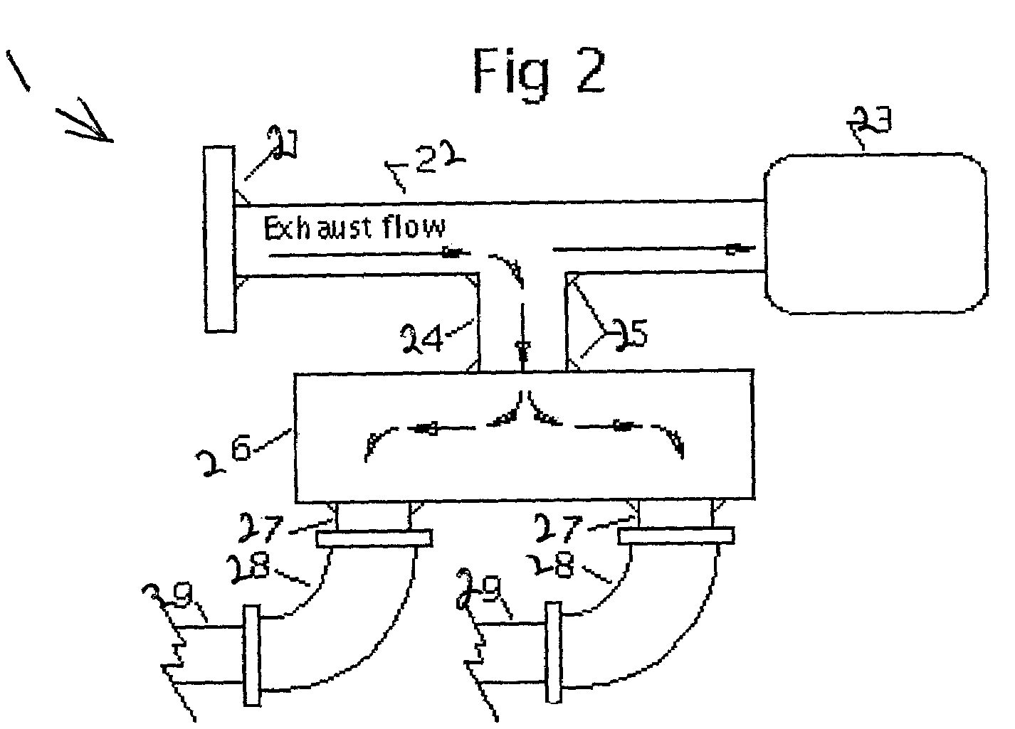 Method and apparatus for using pressurized exhaust gases to control rodents