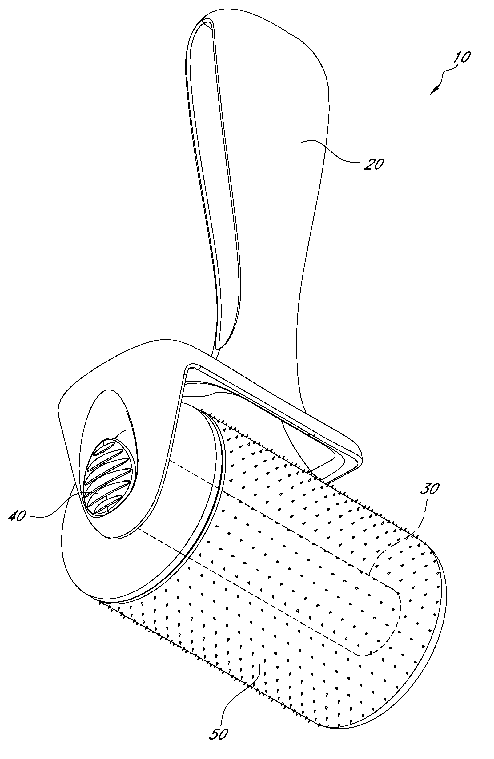 Dermal roller with therapeutic microstructures