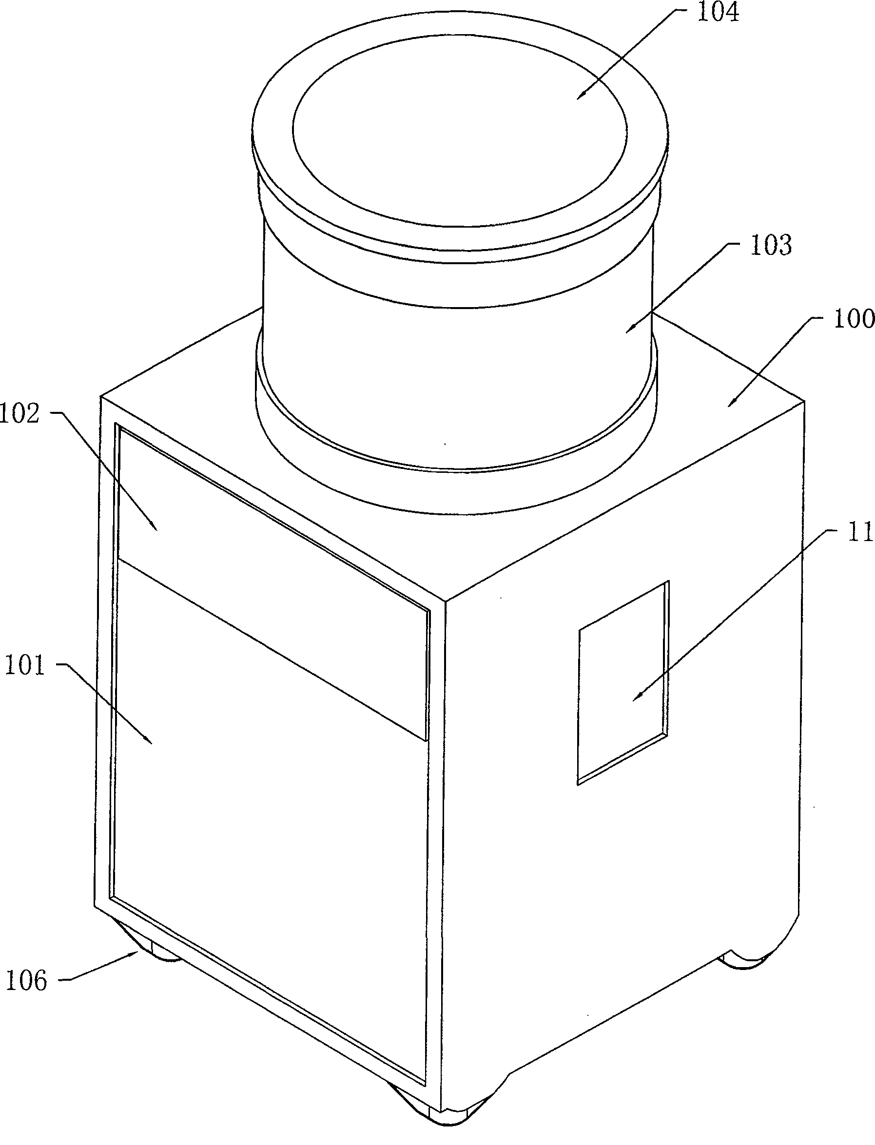 Minitype vertical type liquid canned machine