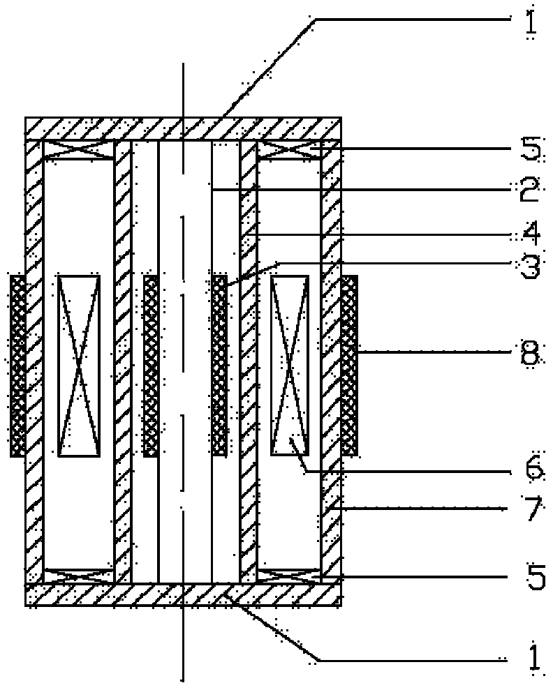 Electromagnetic vibration generating device of permanent magnet and application thereof in vibration detection system