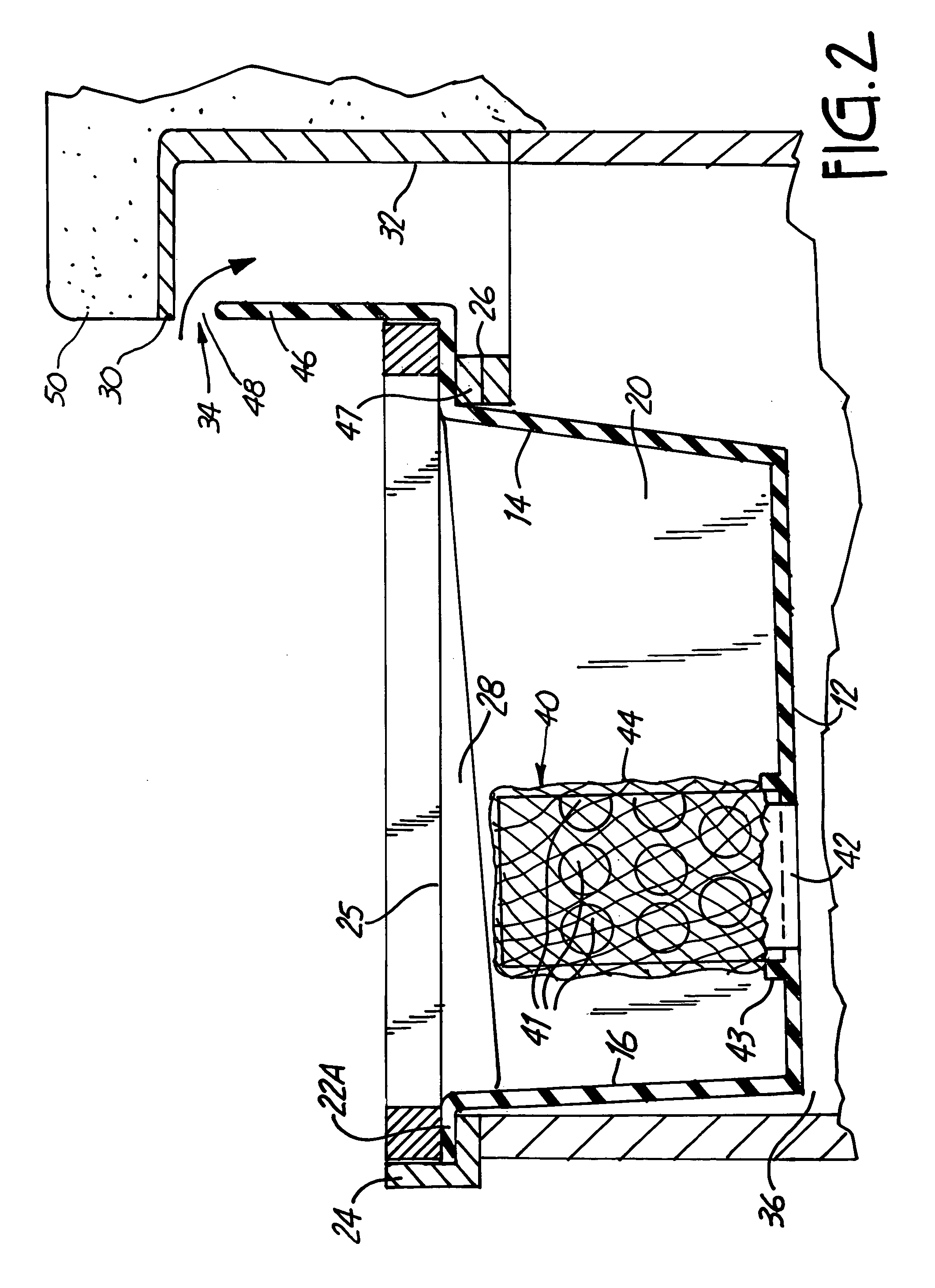 Sediment control drain and method of construction