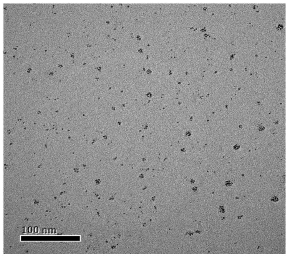 Near-infrared absorption perovskite nano material, preparation method and application thereof