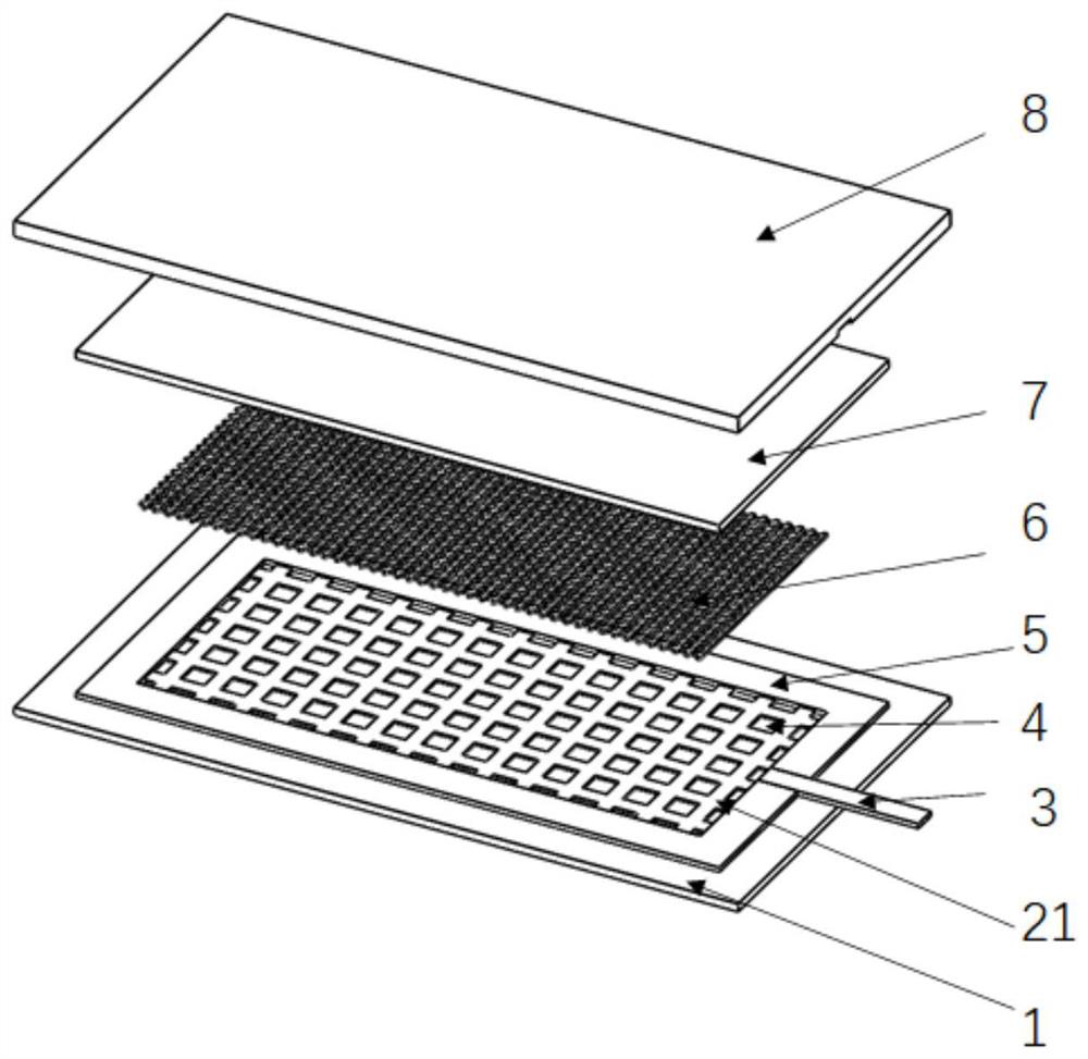 Ultrathin flexible vapor chamber and preparation method thereof