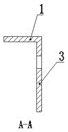 Wiring duct cutting marking-off ruler