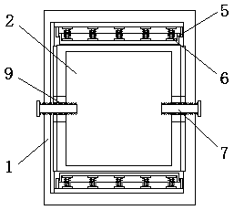 Antiskid support frame for repairing industrial equipment