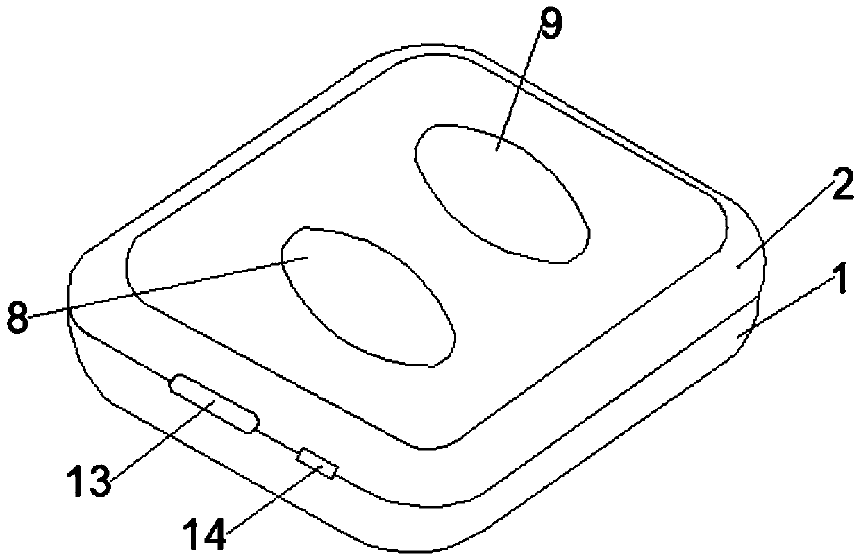 Charging device of patch for biological monitoring