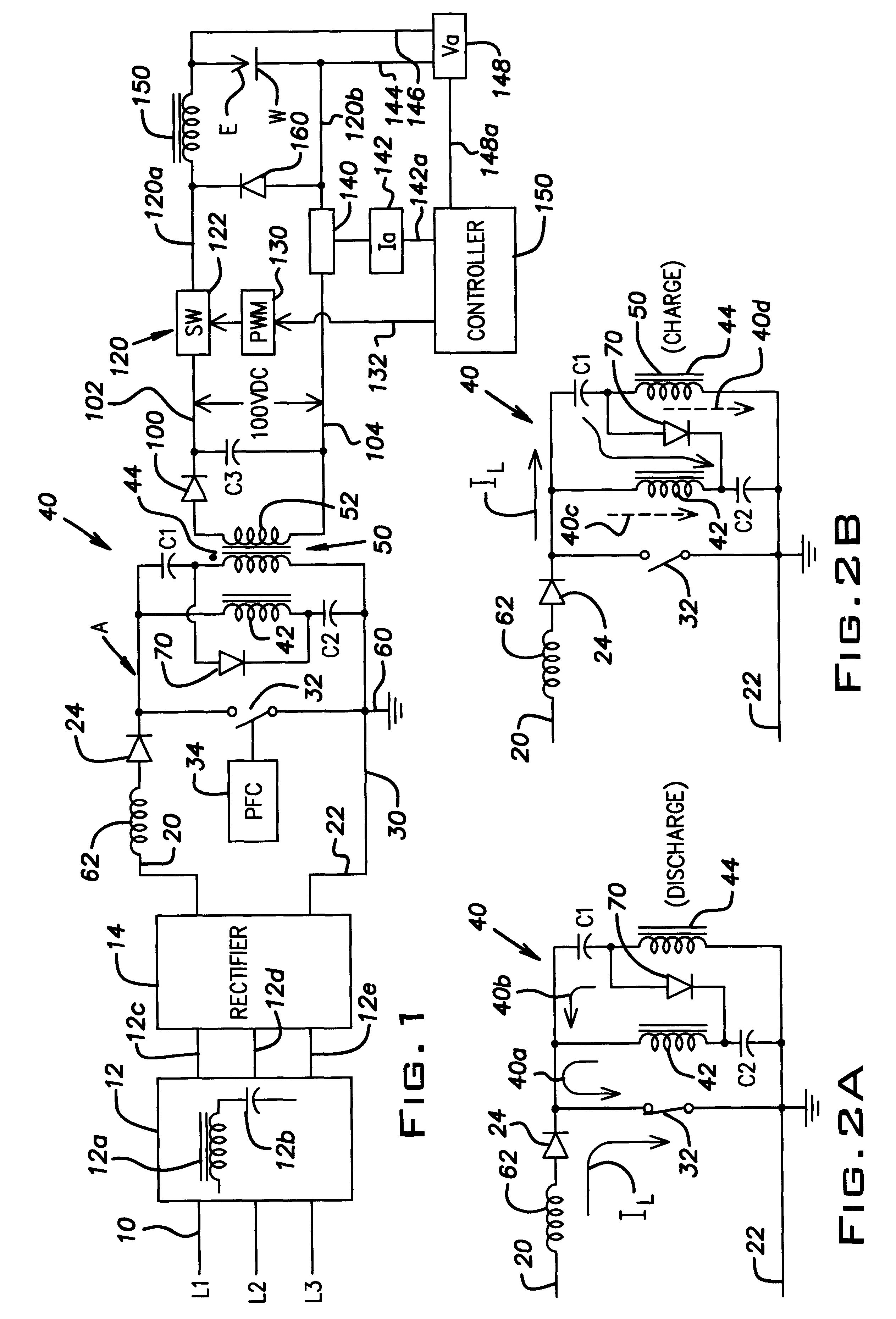 Electric arc welder for variable AC input