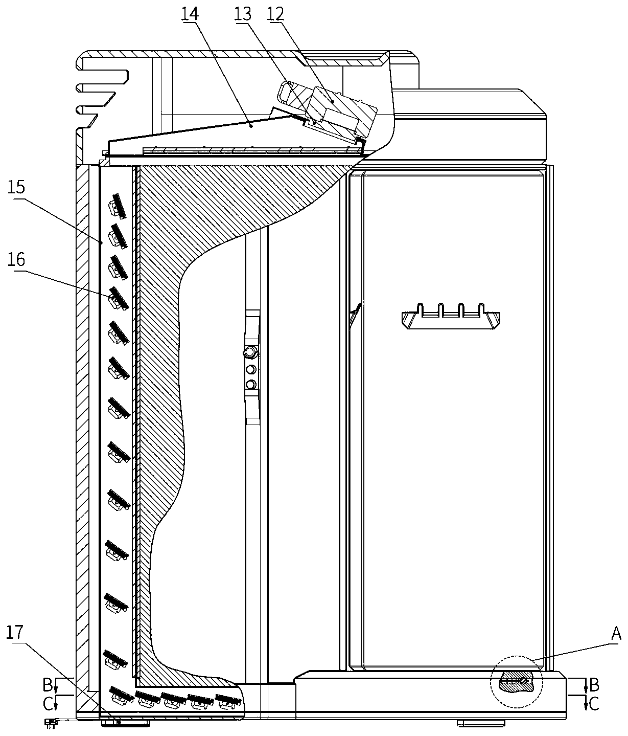 Rotary security inspection device