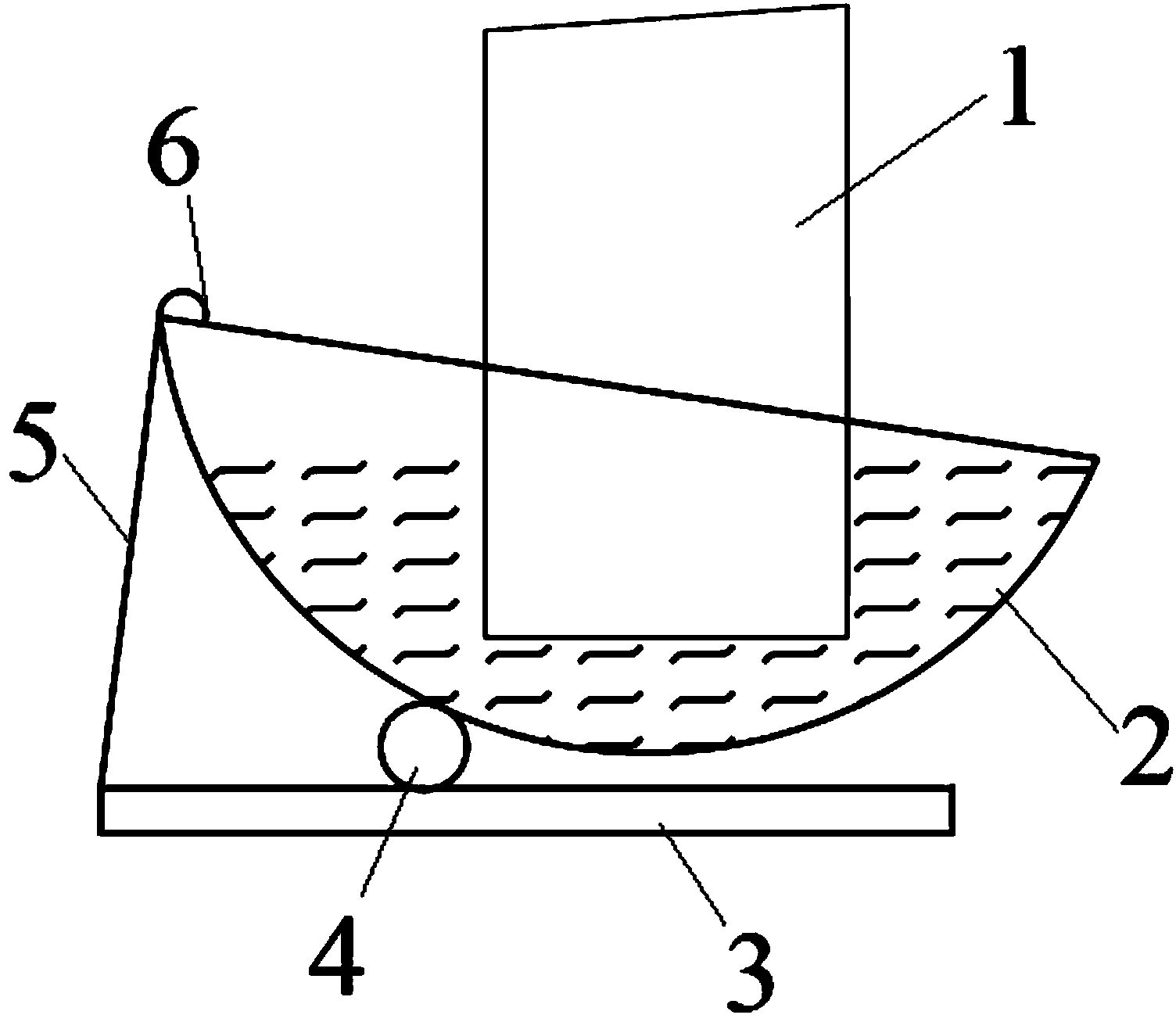 Water seal device applied to steel slag thermal stuffing production line