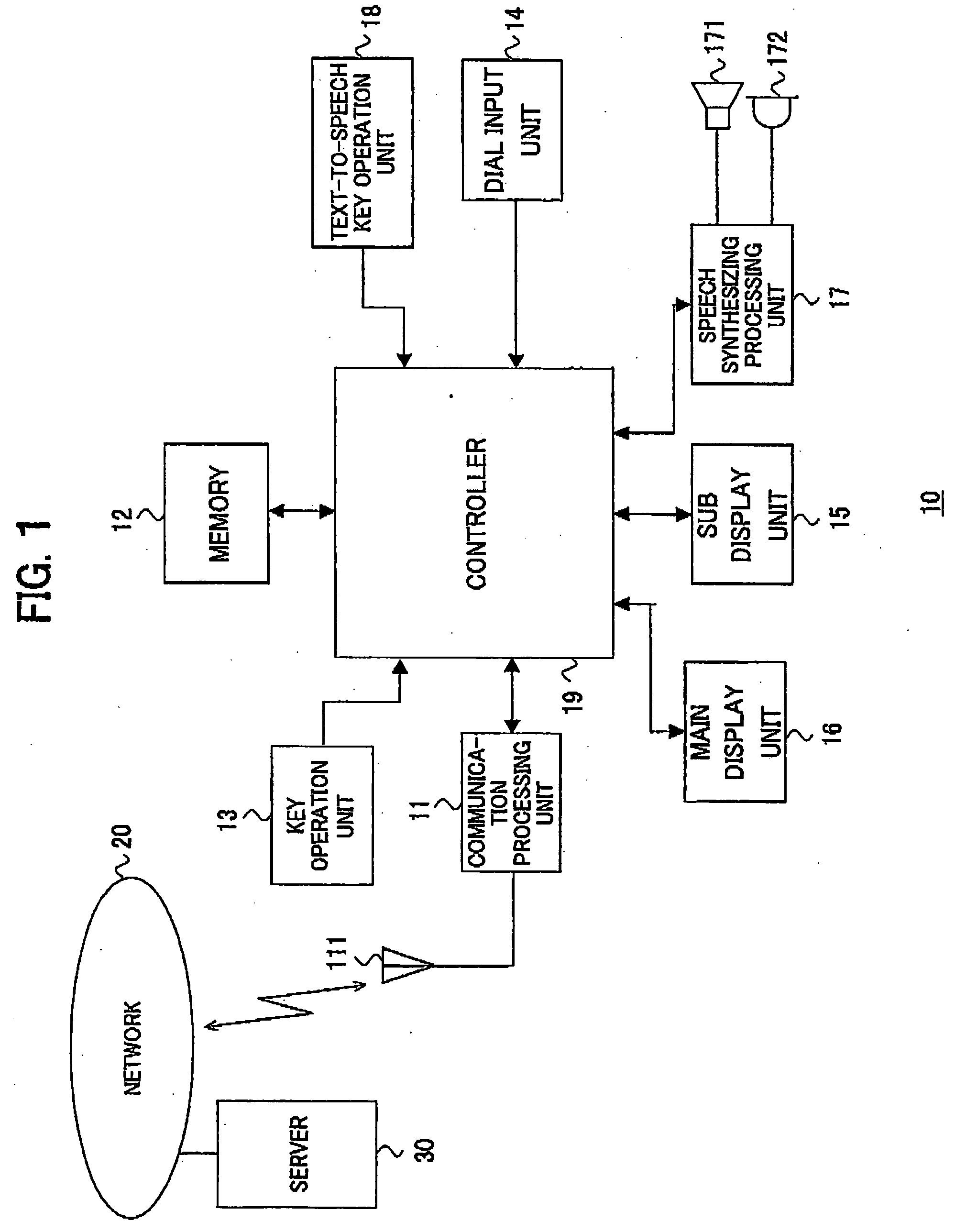 Text information display apparatus equipped with speech synthesis function, speech synthesis method of same, and speech synthesis program