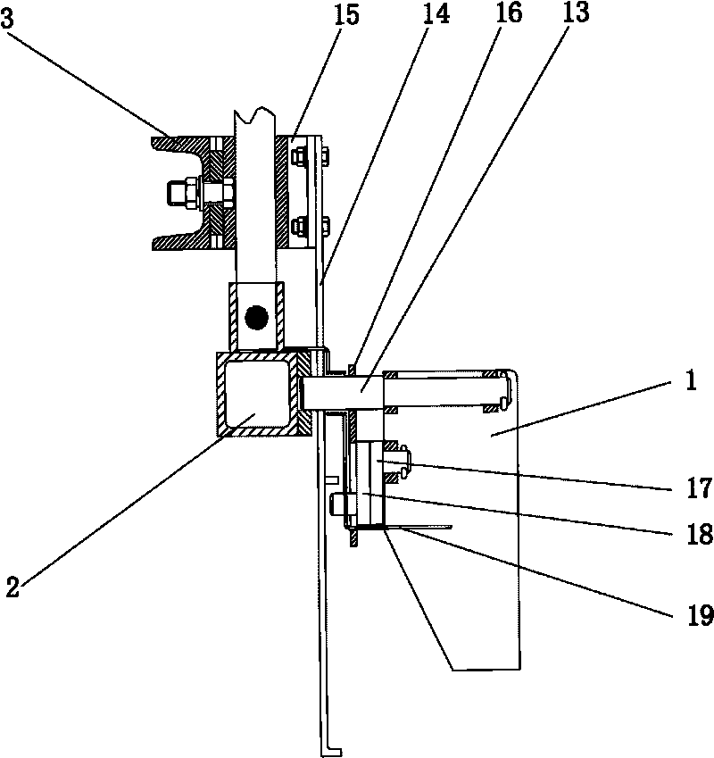 In-line planting device of transplanter