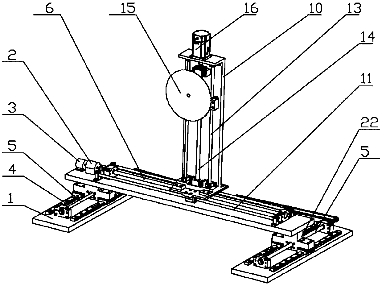Single-spindle glass magnesium plate trimming machine and trimming method