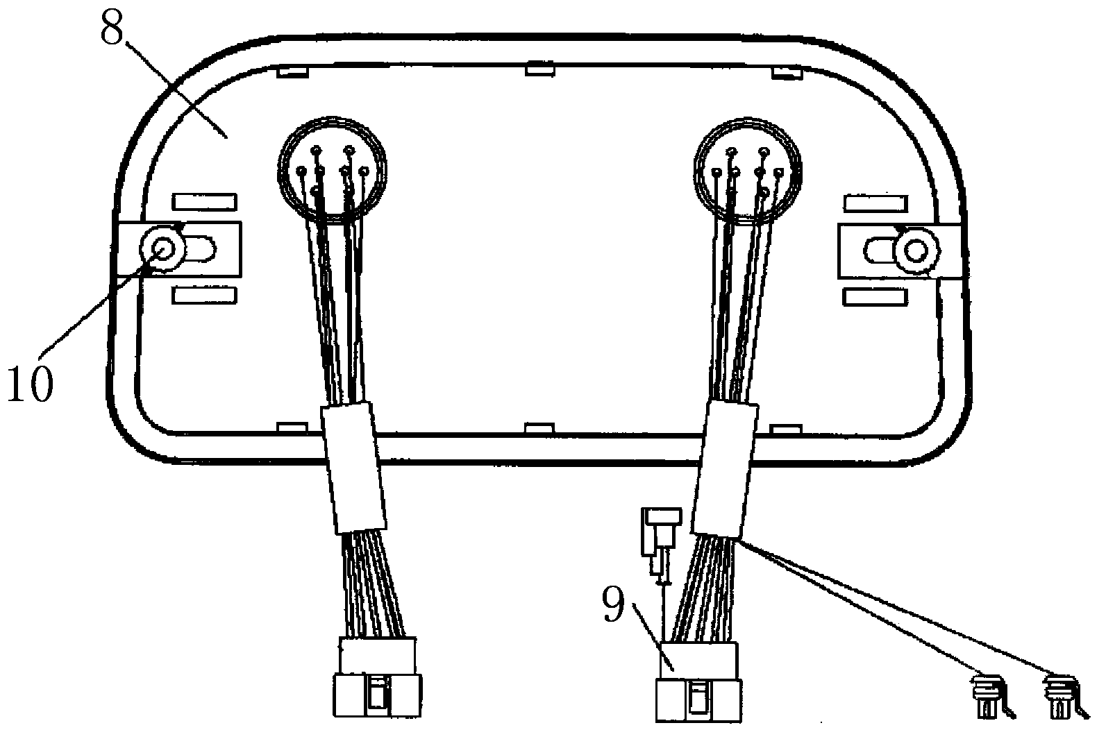 Step motor type tractor combination instrument