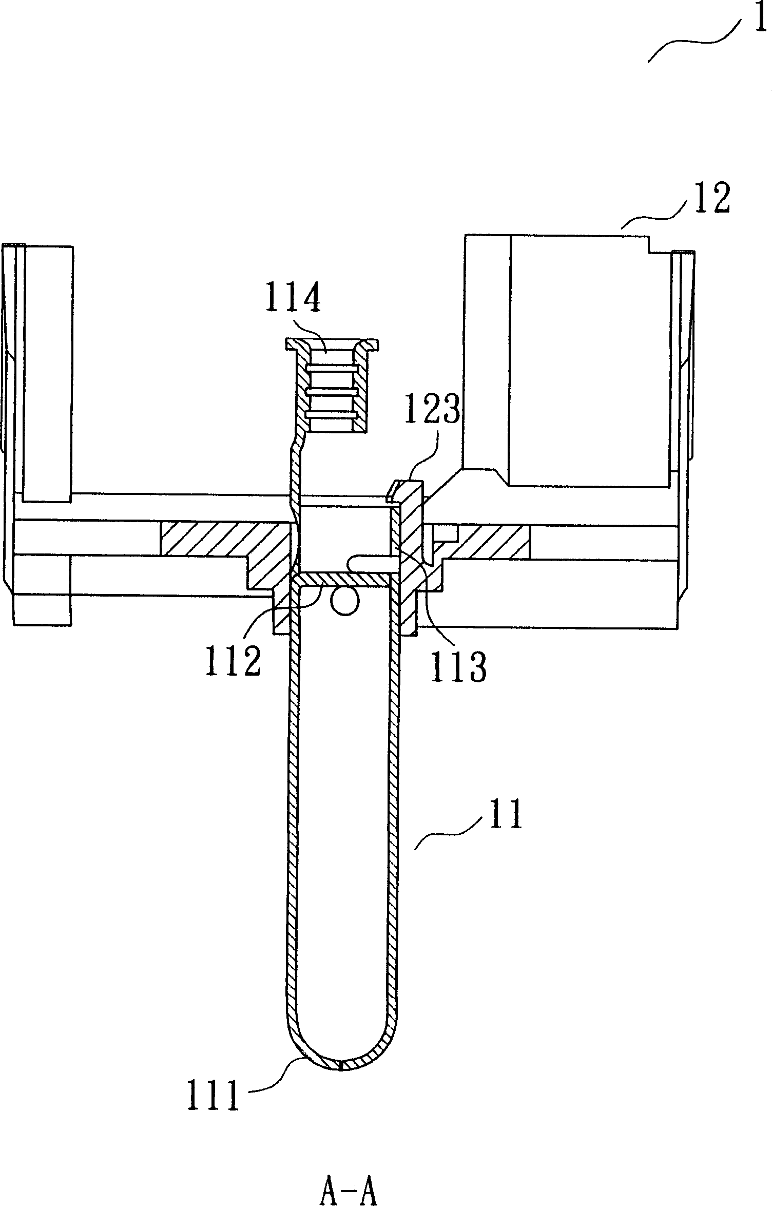 Combined plug inner frame structure