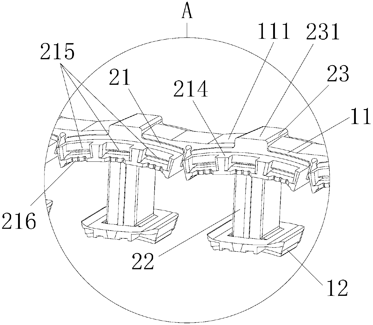 A stator assembly and its manufacturing method