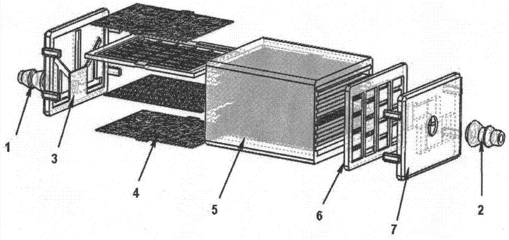 A high-efficiency electrolysis device