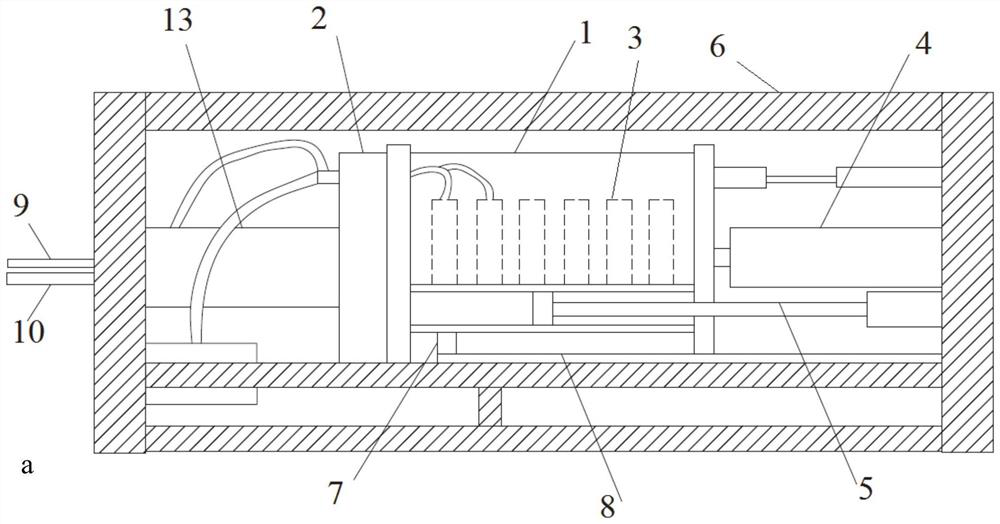 A high-dryness sludge dewatering filter press device, system and method