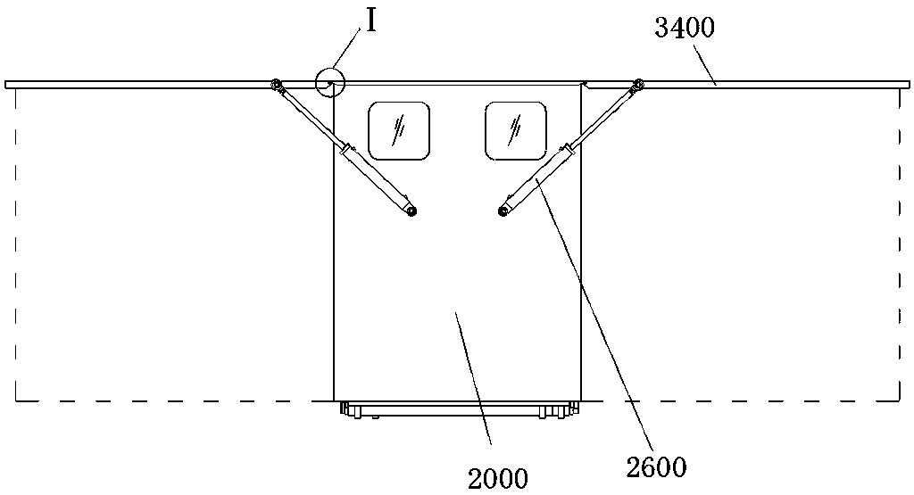 Movable type health management cabin and working method thereof