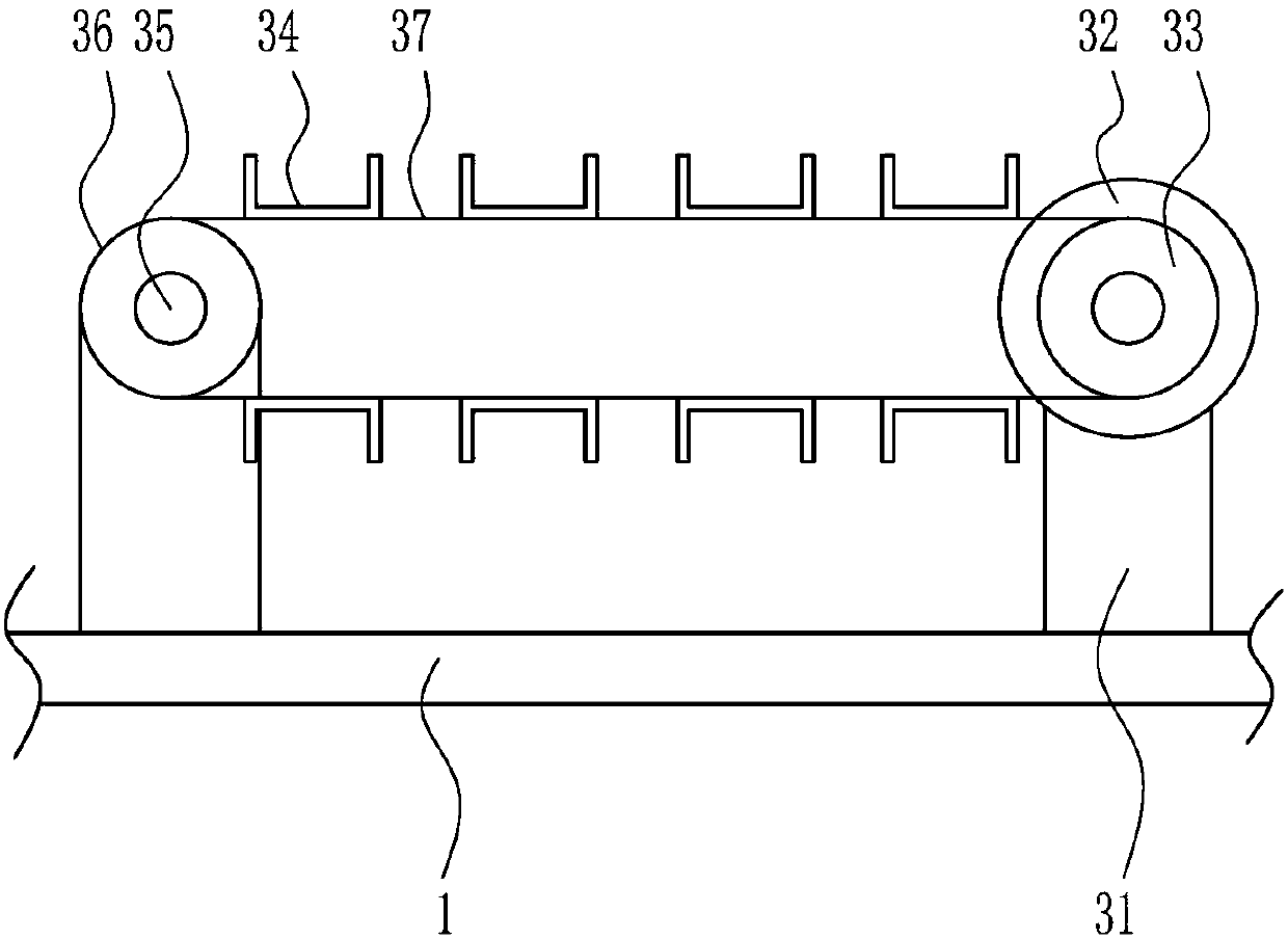 Code spraying device for entrance guard card surface processing