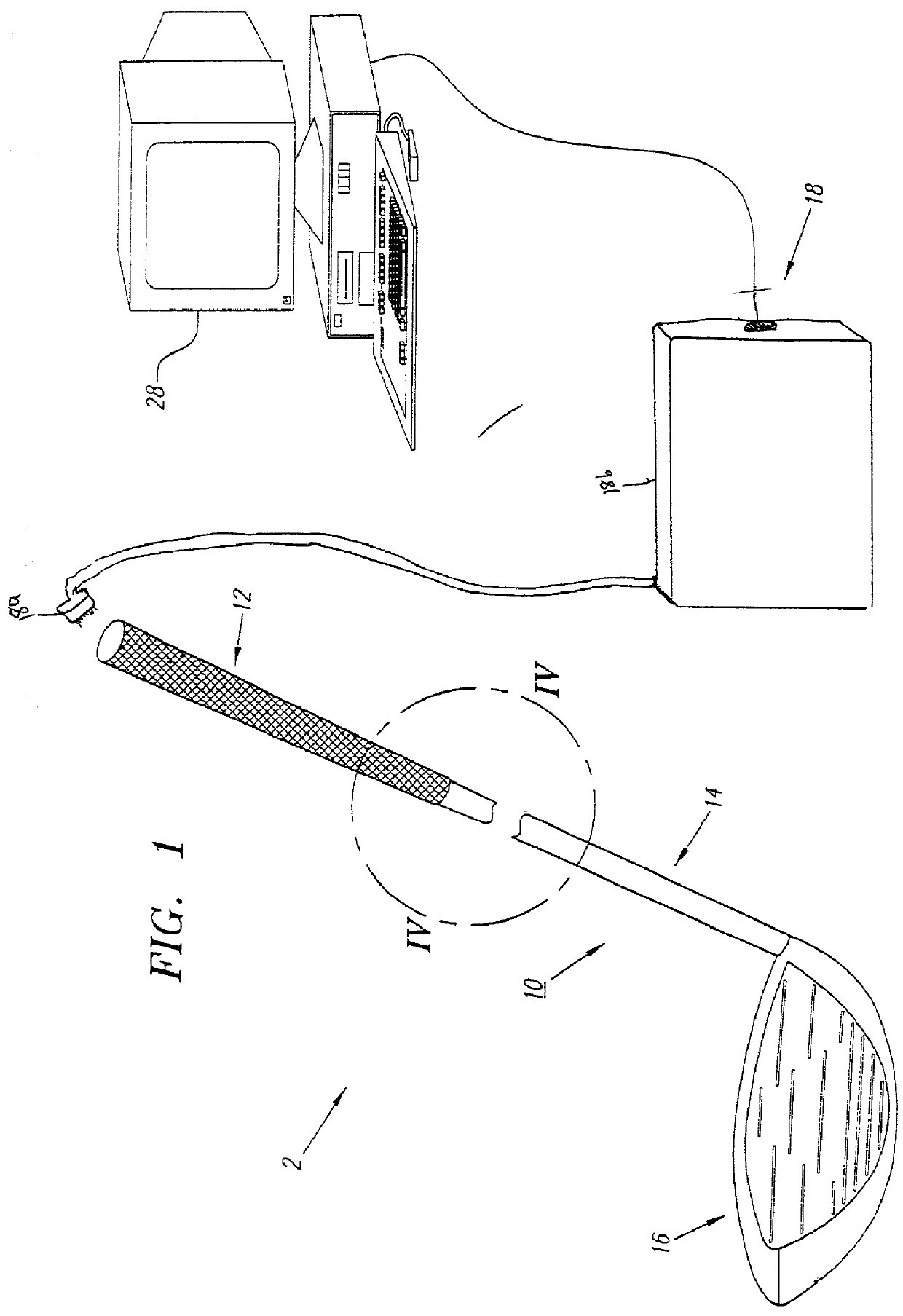 Instrumented golf club system & method of use