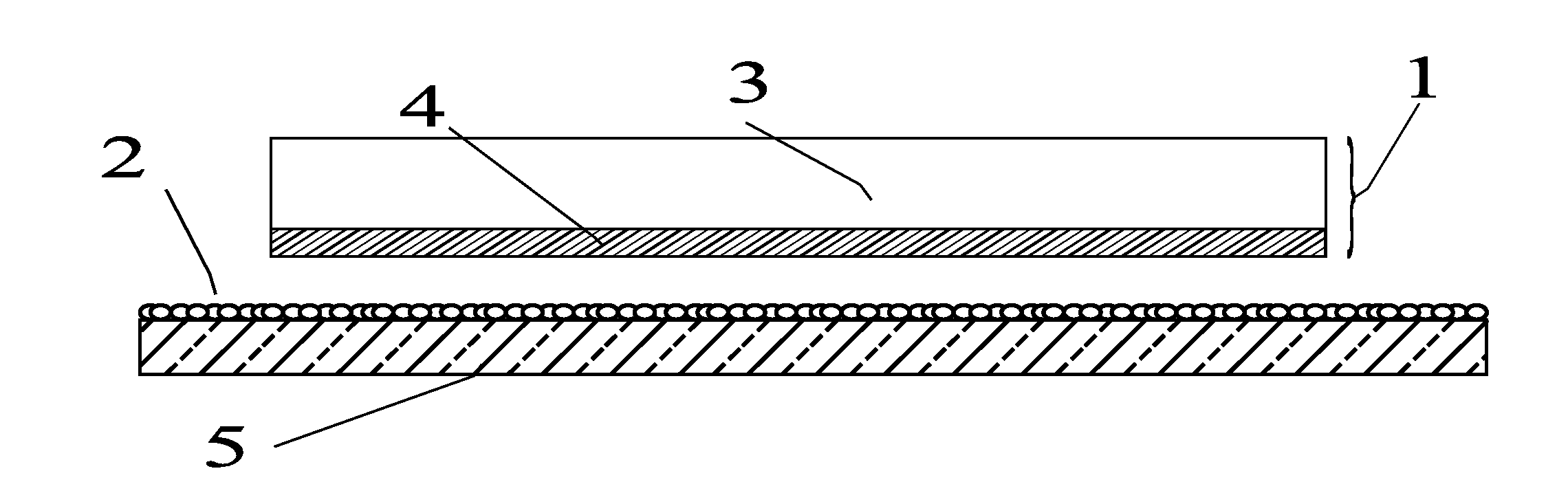 Process to attach thermal stencils to a glass substrate and permanently etch a mark therein