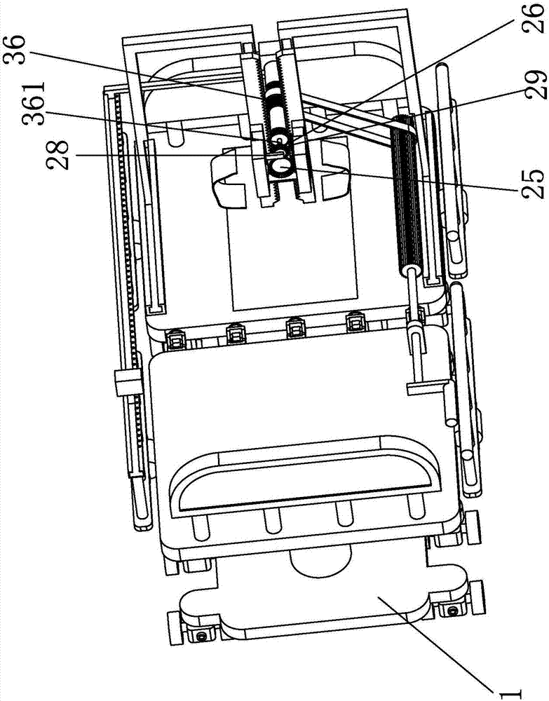 Nursing bed accelerating rehabilitation