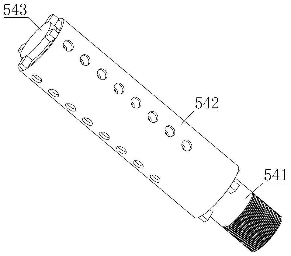 Temporary treatment device and method for natural gas long-distance pipeline station yard under emergency working condition