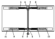 Special operation table with automatic cloth tensioning function for garments