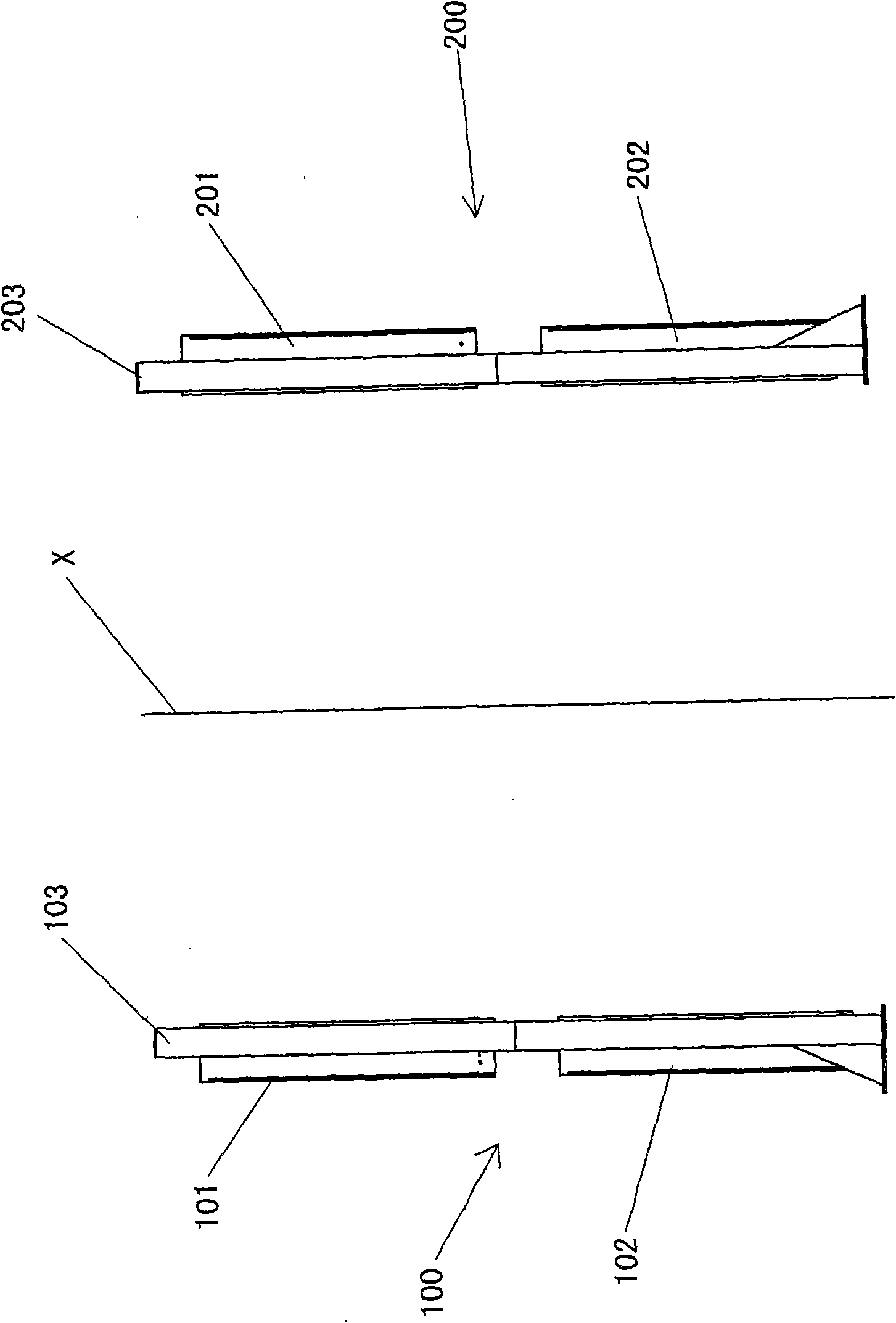 Cabinet body provided with gamma detector and neutron detector and radioactive substance detection system