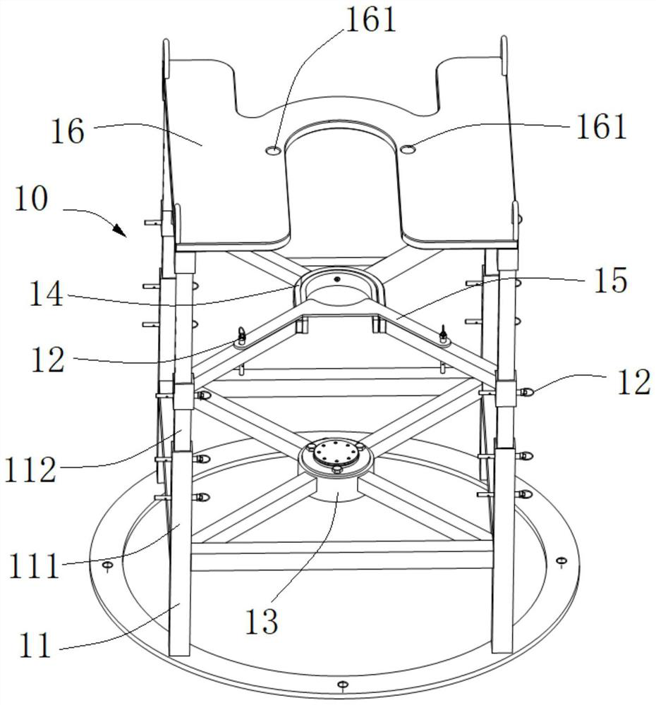 Assembling and disassembling device for bearing inner ring compression nut