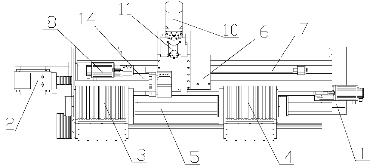 Synchronous double-spindle-box numerically controlled lathe