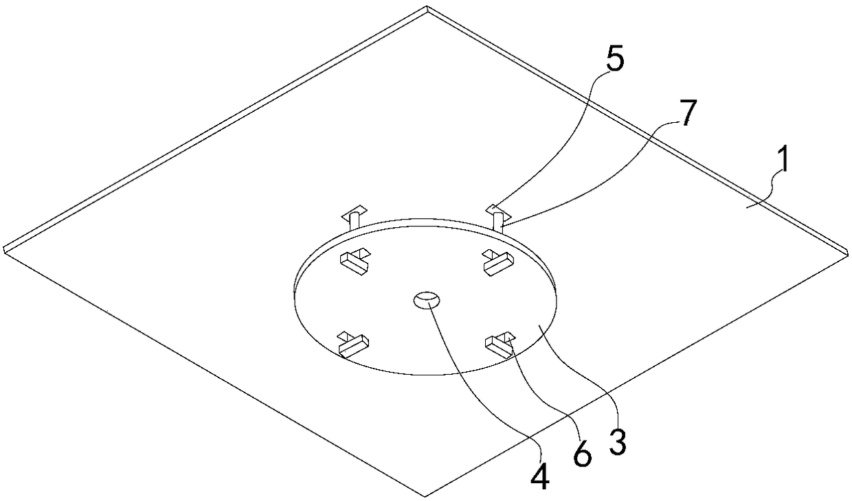 Cover plate applied to polycrystalline silicon ingot casting crucible