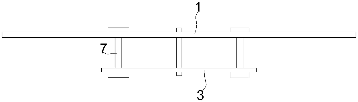 Cover plate applied to polycrystalline silicon ingot casting crucible