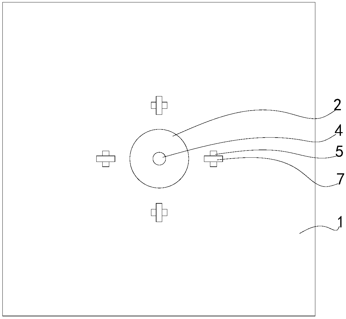 Cover plate applied to polycrystalline silicon ingot casting crucible