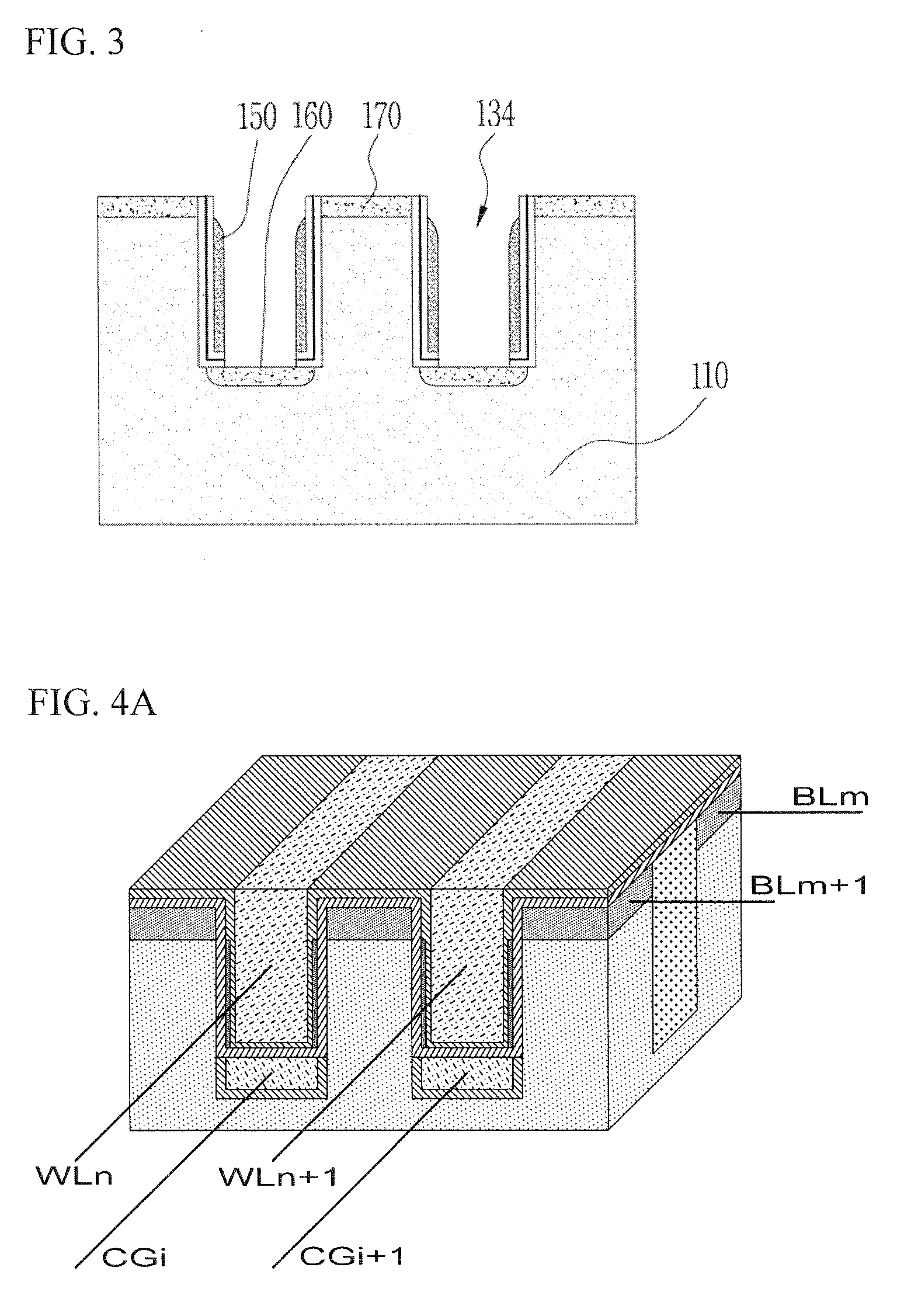 NAND flash memory array with cut-off gate line and methods for operating and fabricating the same