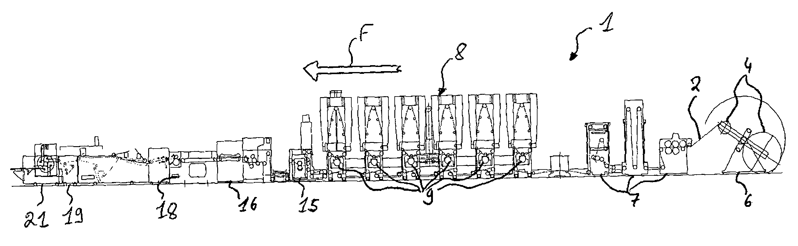 Method for determining the surface quality of a substrate and associated machine for converting the substrate