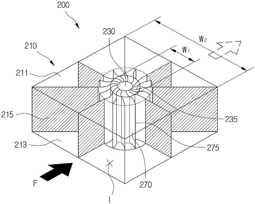Wind power generating unit and vertically stacked wind power generation system