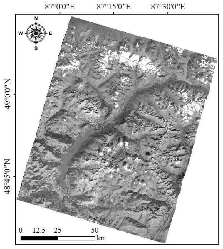 Ice lake contour automatic extraction method based on satellite images